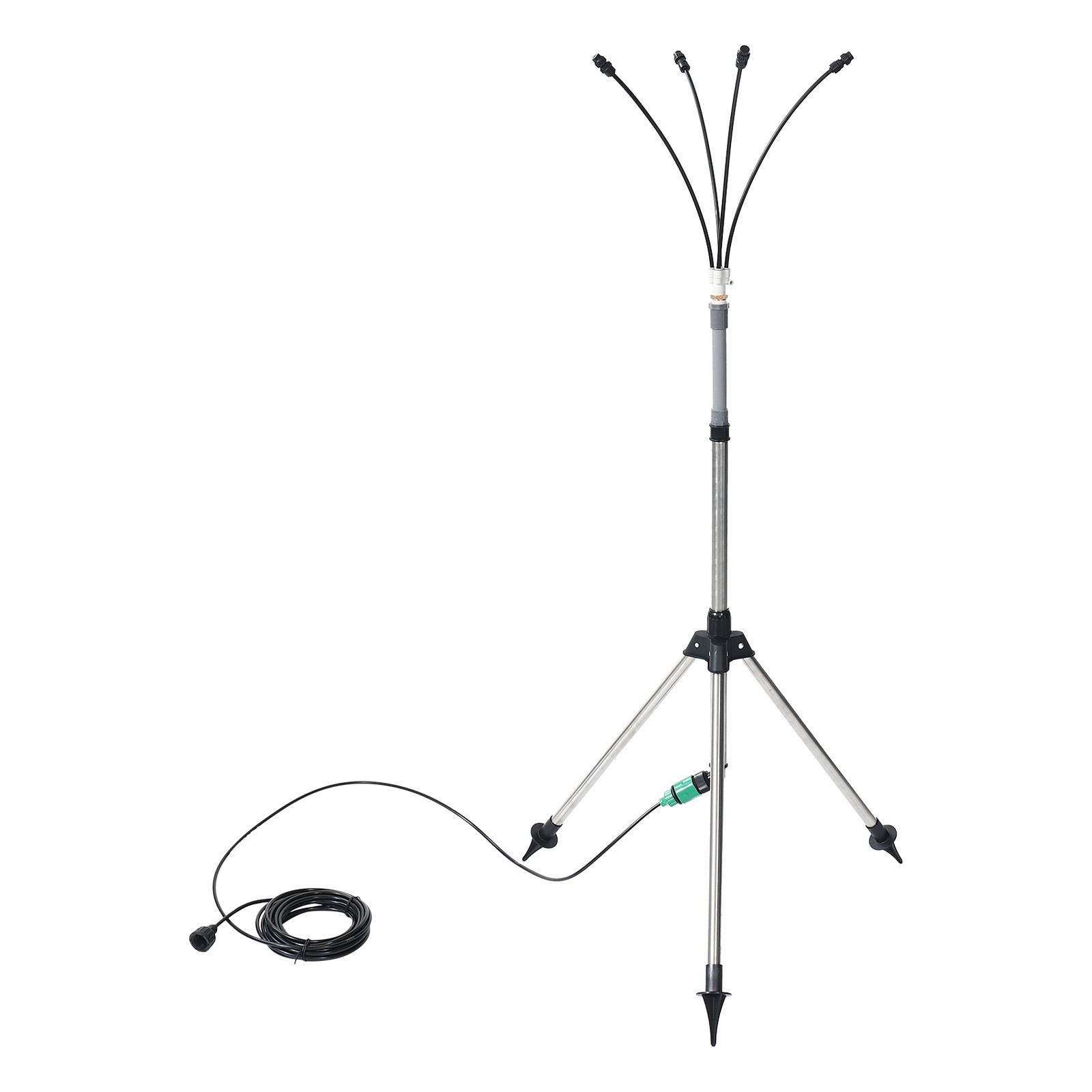 Standing Misters for Outside Patio, Adjustable Height 4.1 FT Stand Misting6608