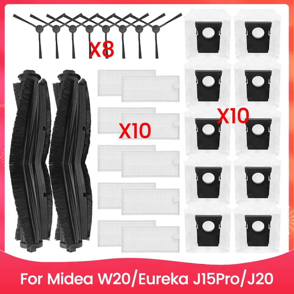 30PCS Brush and Dust Bag Kit for W20 for J15Pro J20 Vacuum Cleaner8324