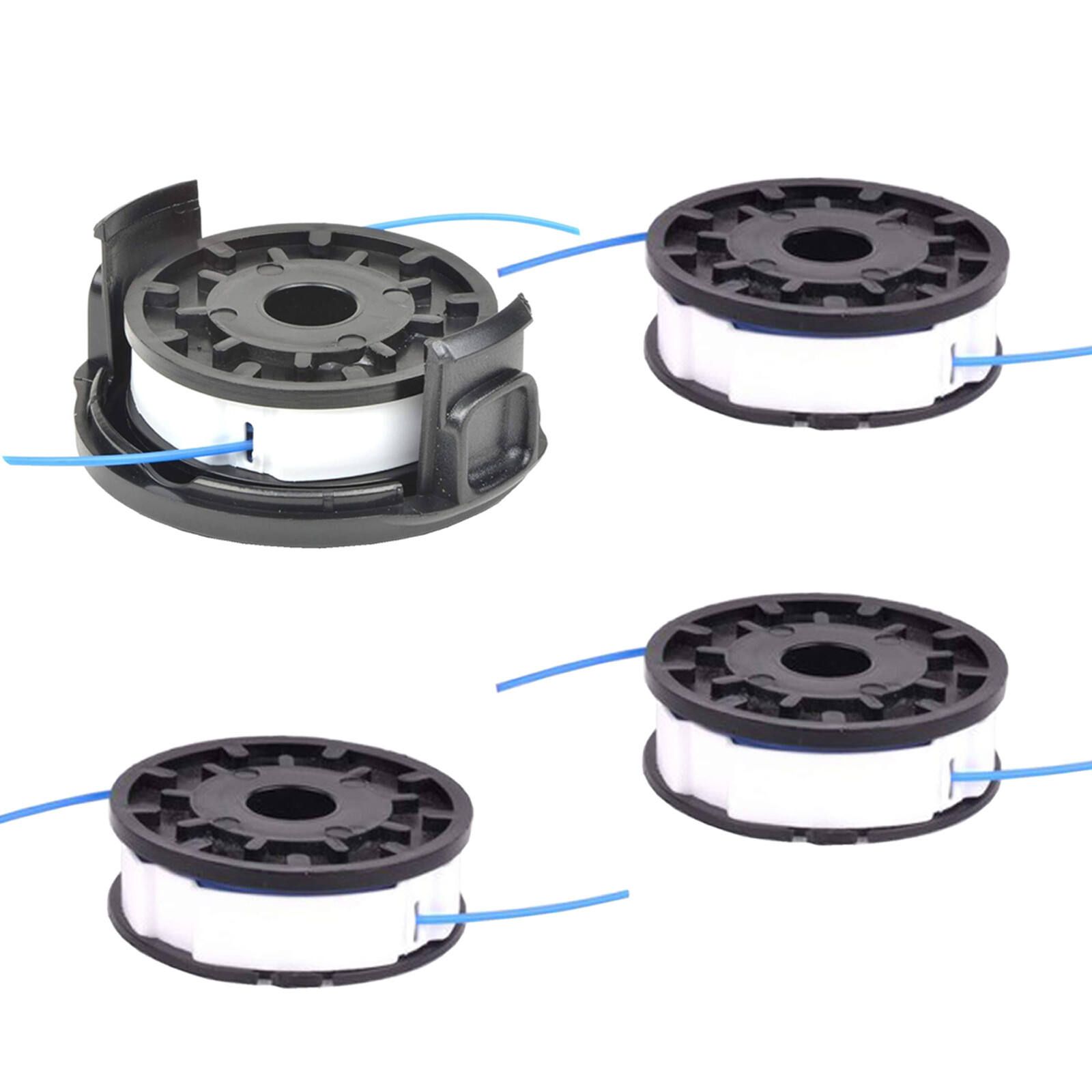 4 x Line Spools + Cover Cap for Qualcast GT2826 Trimmer Strimmer