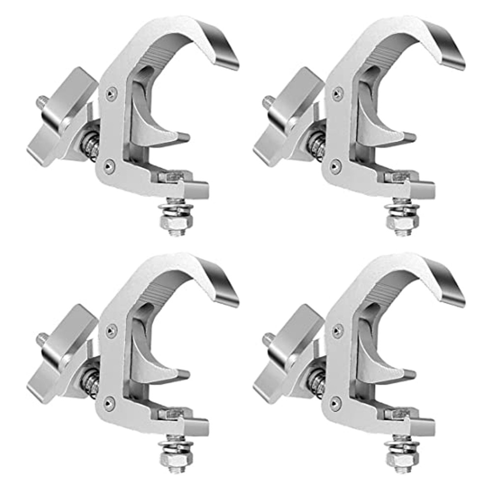 4Packstage Lighting Clip Hook, Aluminum Alloy Professional Rack Clamp, for1435