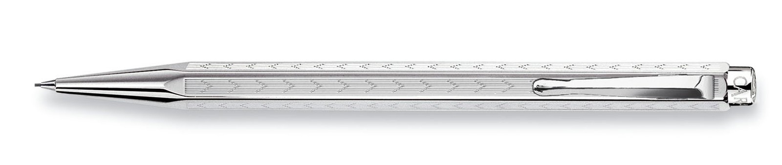 Caran d'Ache Chevron Mechanical Pencil 0.7mm - Rhodium