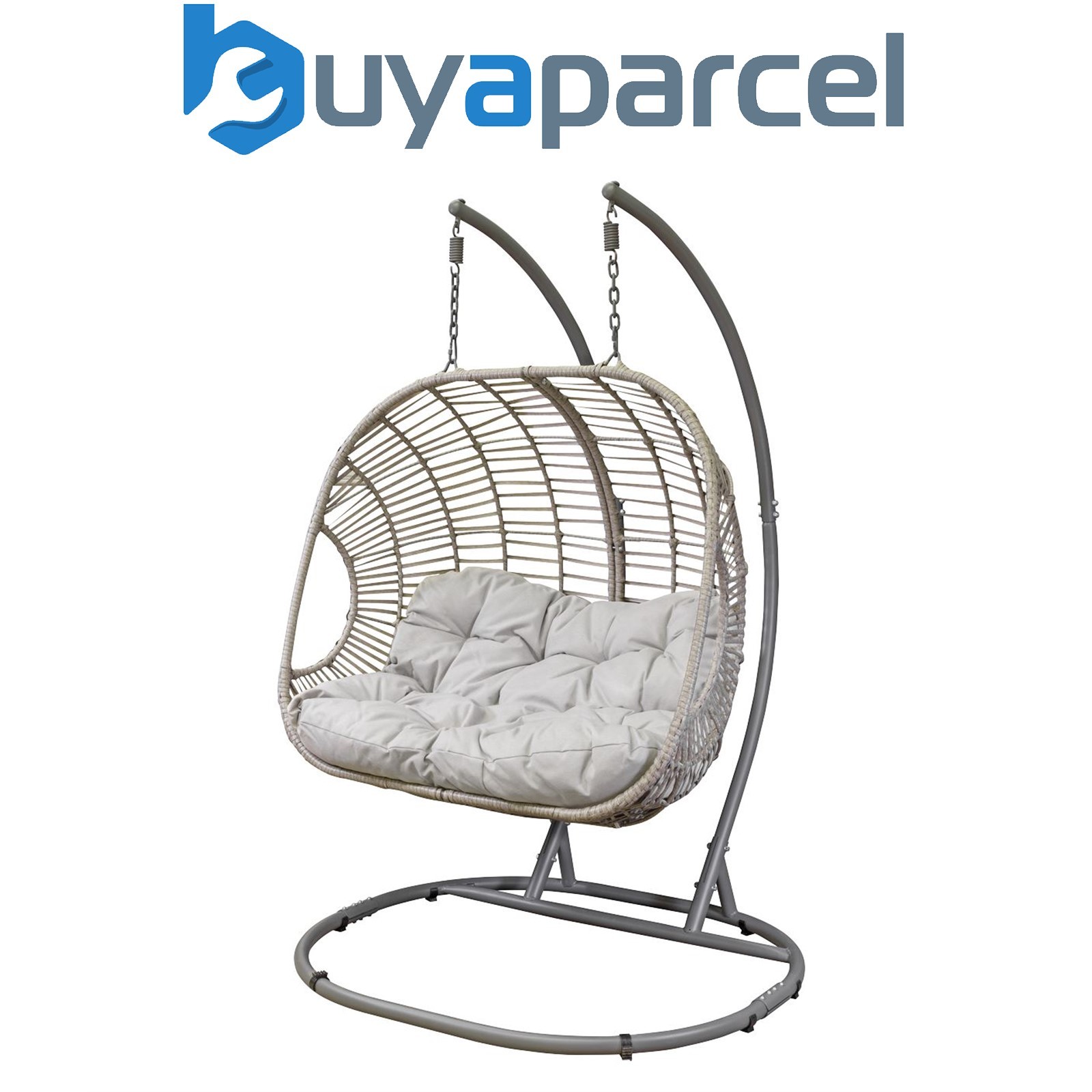 Sealey DG61 Dellonda Double Swinging Egg Chair with Cushion