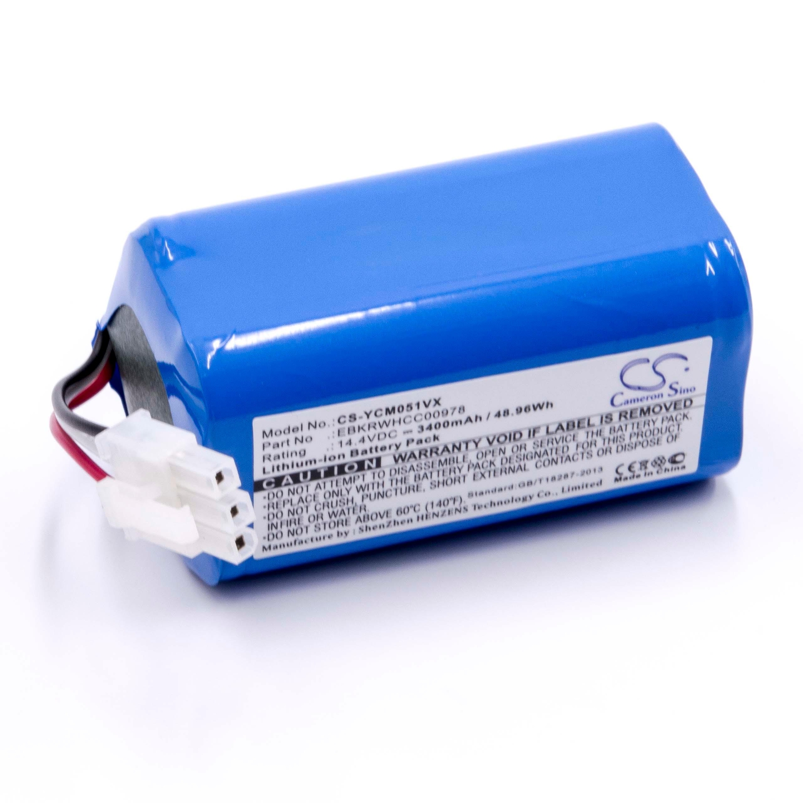 Battery for iClebo YCR-M05-30 YCR-M05-20 YCR-M05-50 3400mAh 14.4V
