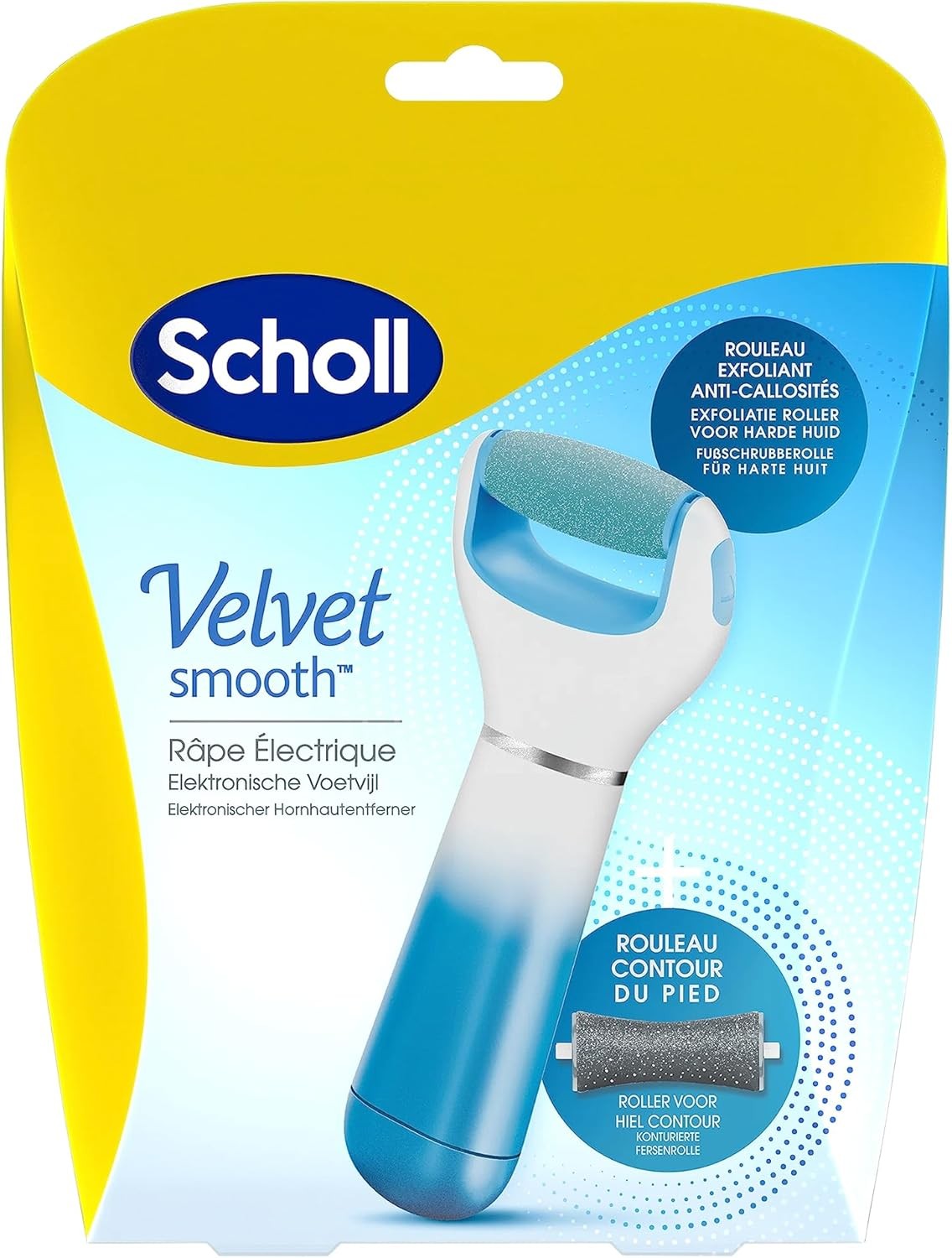 Scholl Velvet Smooth Electric Foot File with Marine Minerals