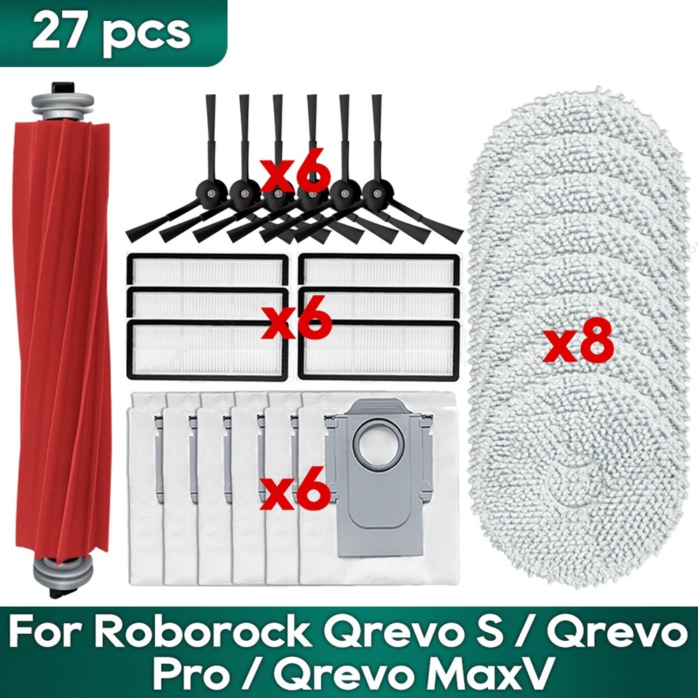 For Qrevo Pro/ Qrevo MaxV/ Qrevo S Robot Vacuum Accessories Mops1689