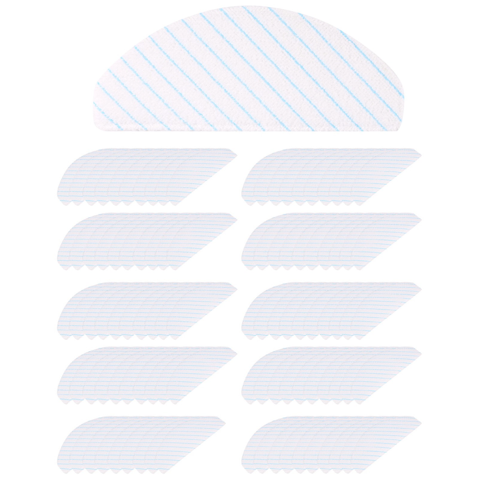 100 Pack Disposable Mop Pads Compatible for  Ozmo T8 Robot9329