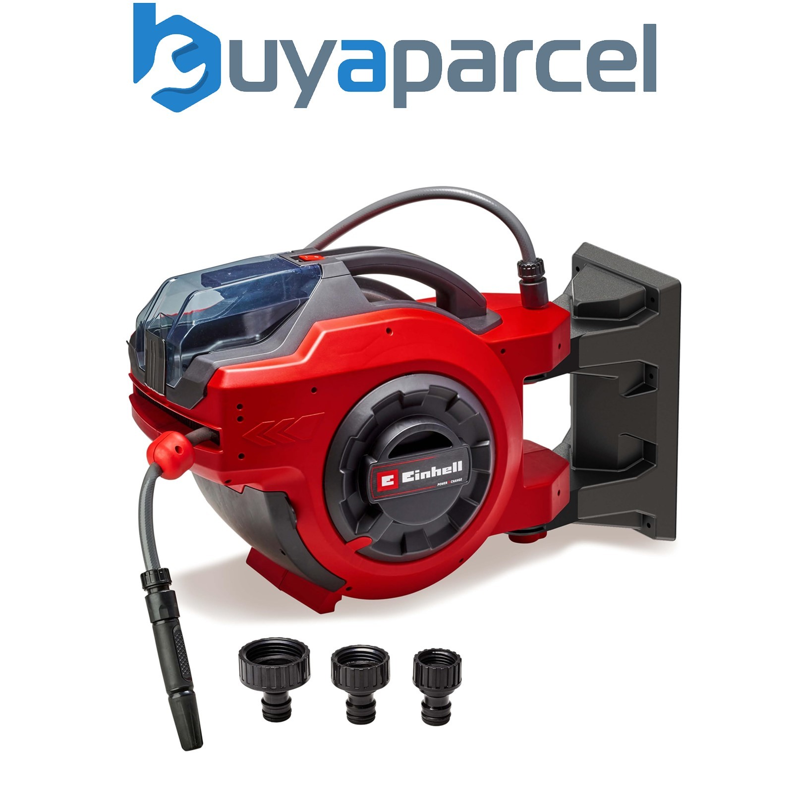 Einhell GE-HR 18/30 Li 18v Retractable Hose Reel with 30m Hose Wall Mounted Bare