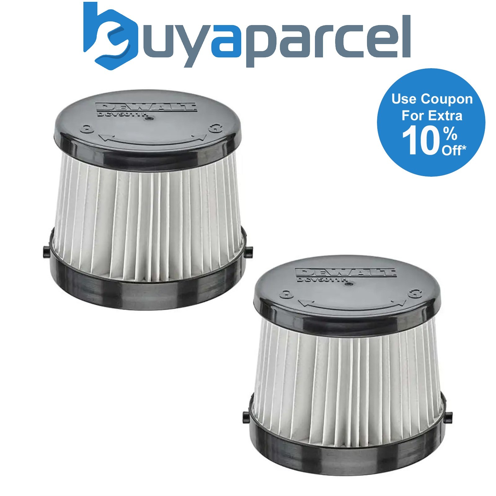 Dewalt DCV5011H 18V Stick Vacuum L Class Replacement HEPA Filter X2 Fit DCV501LN