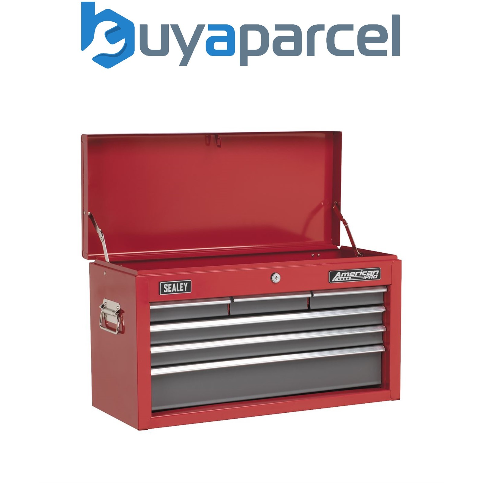 Sealey AP2201BB American PRO Topchest 6 Drawer - Red/Grey