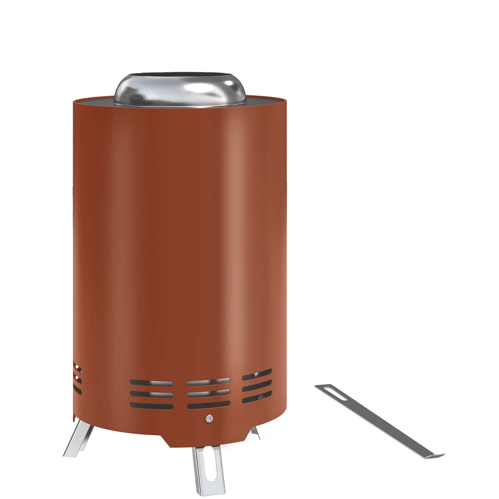 Outsunny Stainless Steel Smokeless Wood Burning Firepit Garden Fire Pit