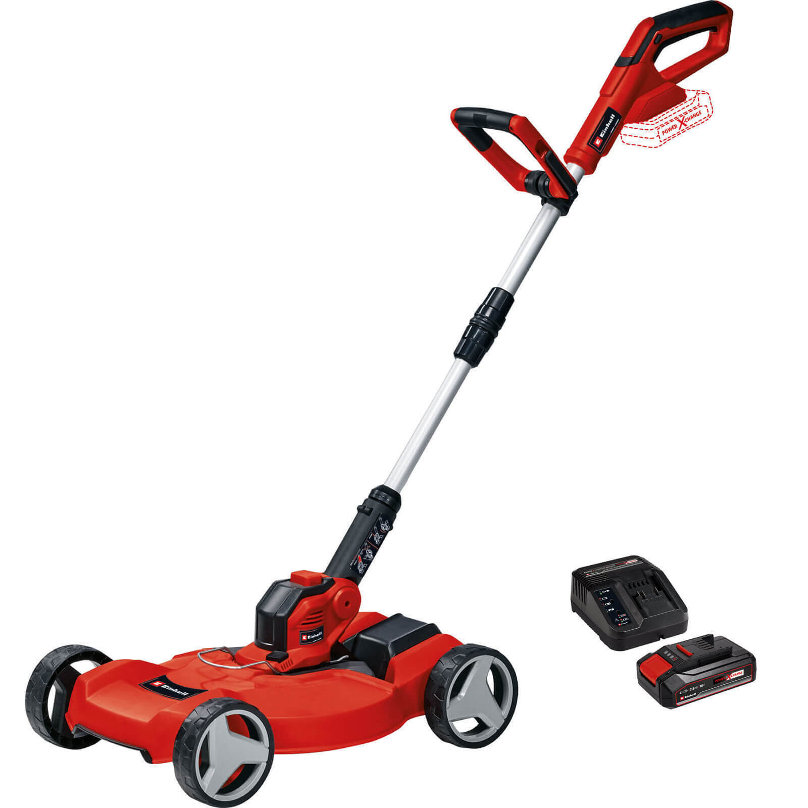 Einhell GE-CT 18/28 Li TC 18v Cordless Grass Trimmer and Edger 280mm 1 x 2.5ah L