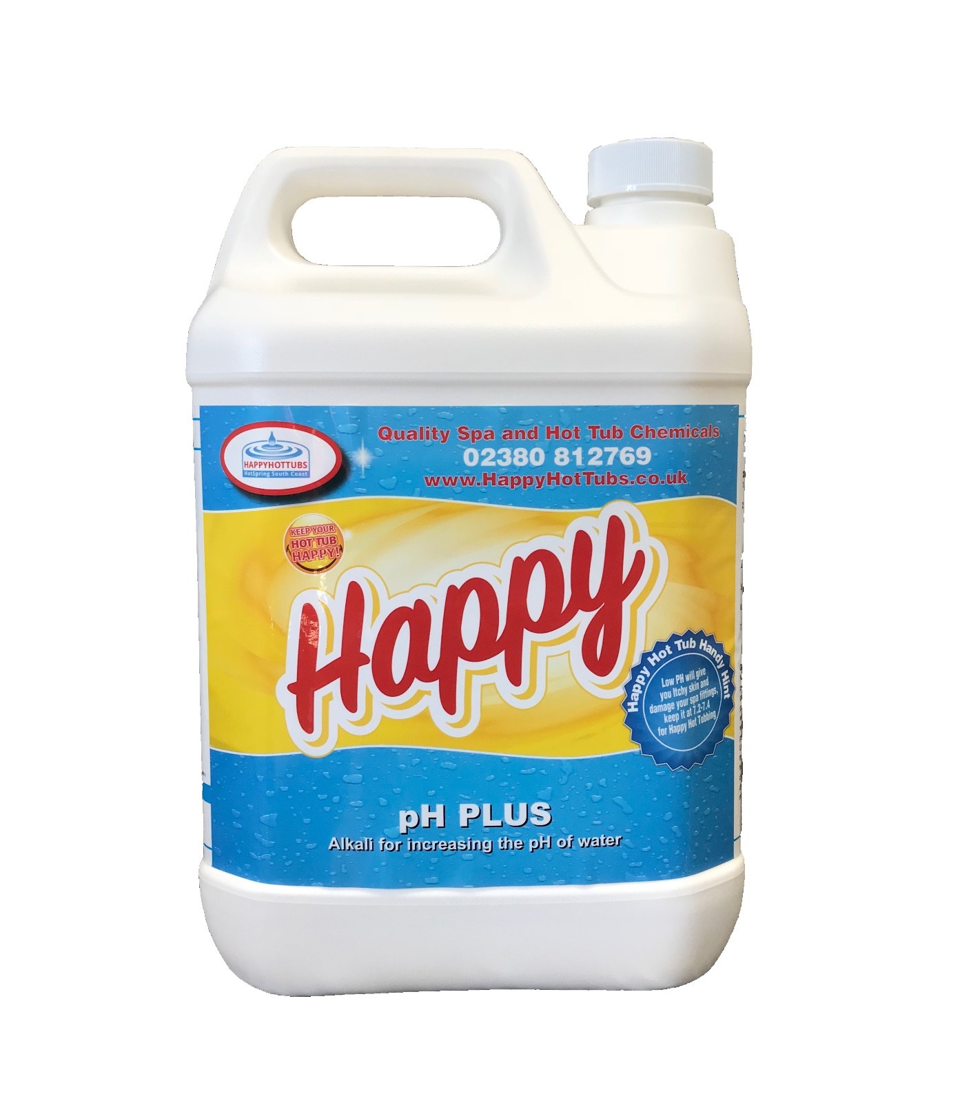 Quality Happy Hot Tubs PH + Plus 5kg Tub Spa Swimming Pool Soda Ash Spas Raiser