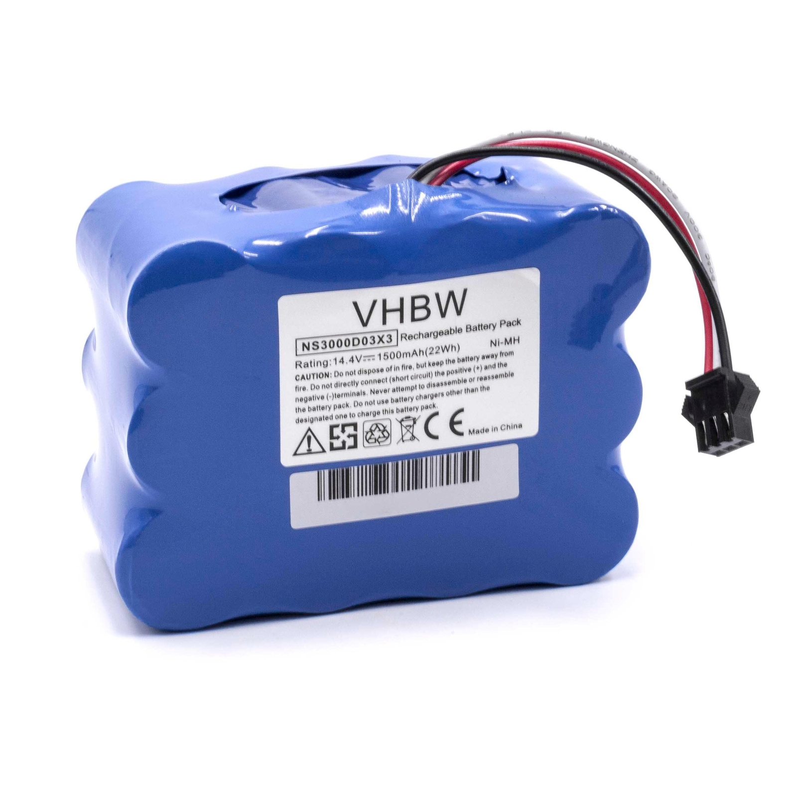 Battery for Nestor E.Ziclean Furtiv 1500mAh 14.4V