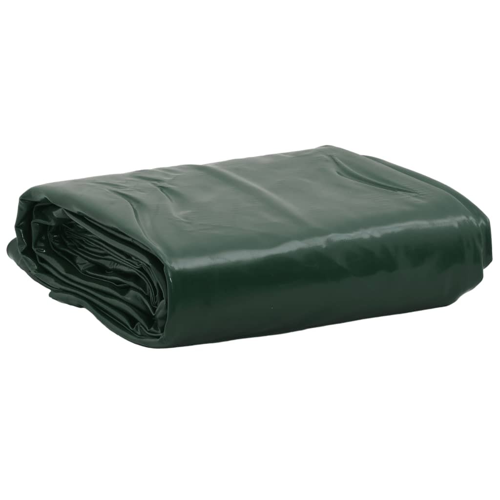 Tarpaulin Cover Ground Sheet Waterproof Camping Tarp Green 650 g/m² vidaXL