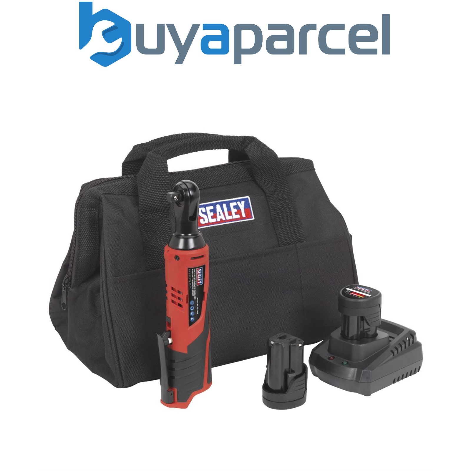 Sealey CP1202KIT SV12 Series 3/8"Sq Drive Cordless Ratchet Wrench Kit 12V 1.5Ah