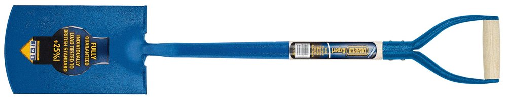 Draper WOODEN MYD SQ. MOUTH SPADE 07194 Solid Forged Square Mouth Spade with