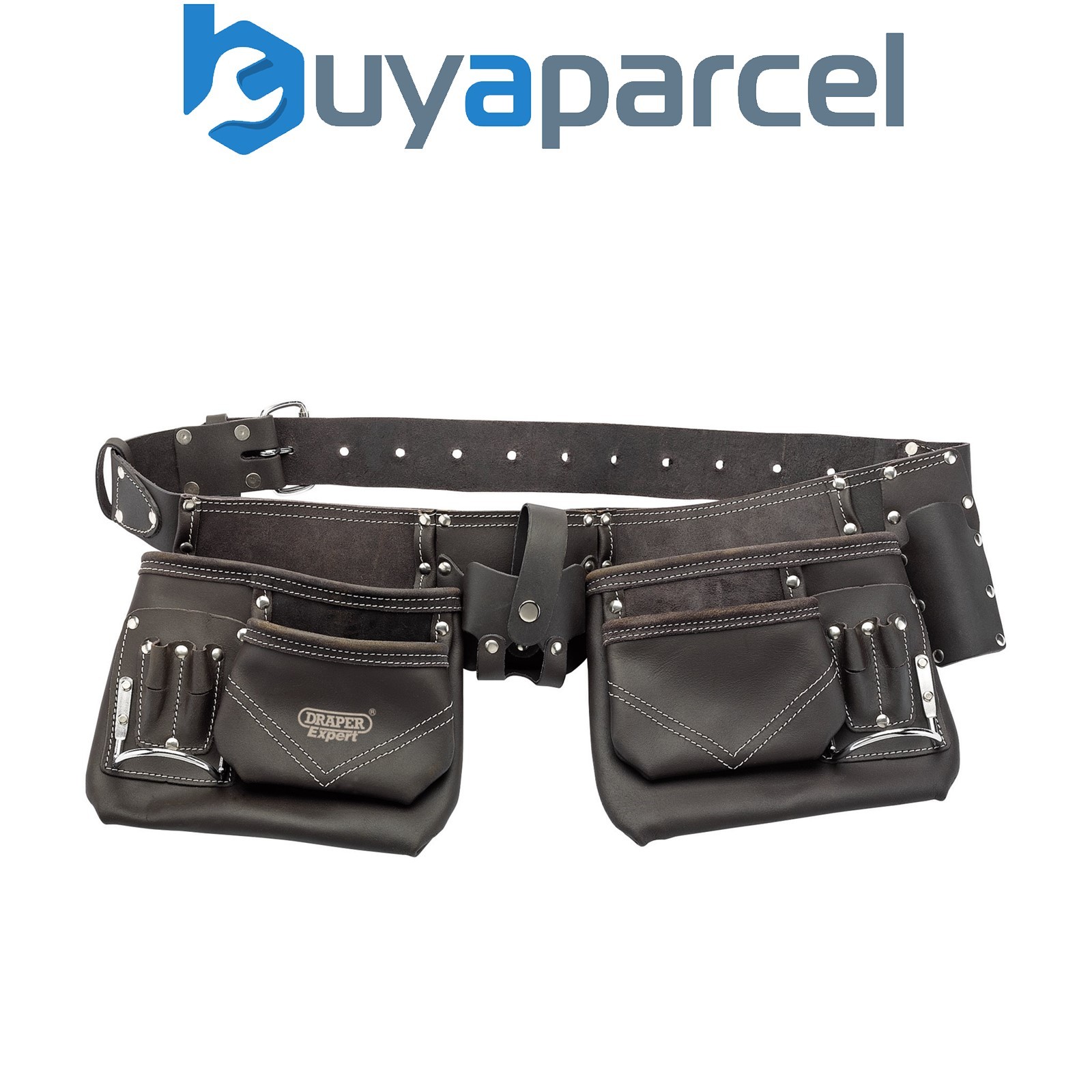 Draper 03138 Draper Expert Oil-Tanned leather Double Pouch Tool Belt
