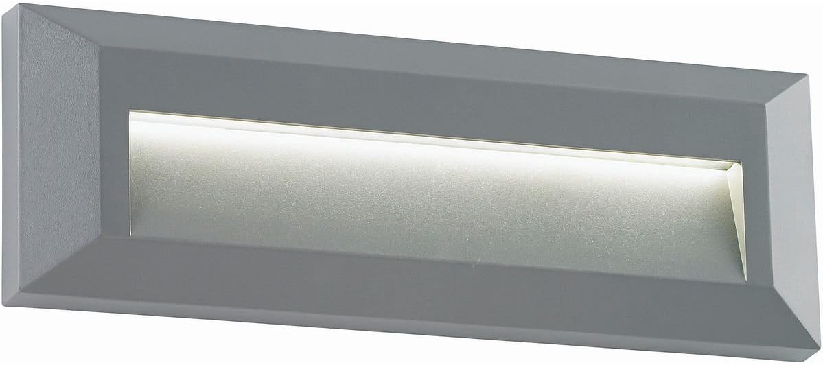 Severus Grey Finish Indirect Warm White LED Outdoor Landscape Guide Pathway Dri