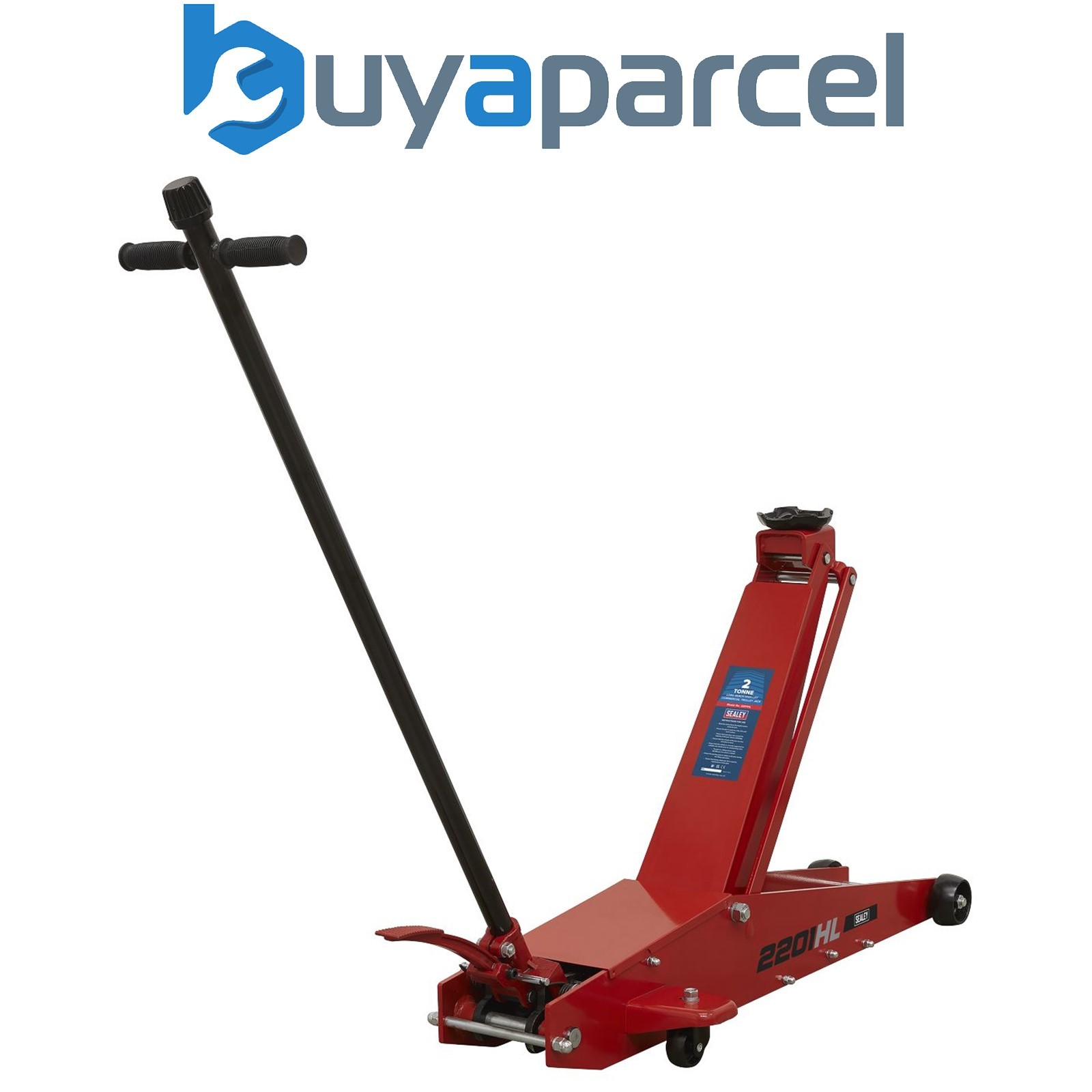Sealey 2201HL Long Reach High Lift Commercial Trolley Jack 2 Tonne