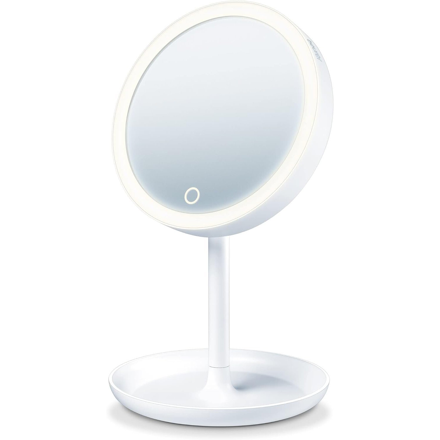 Beurer BS45 Illuminated Makeup Mirror with 8 LEDs & 5x Magnification MirrorWhite