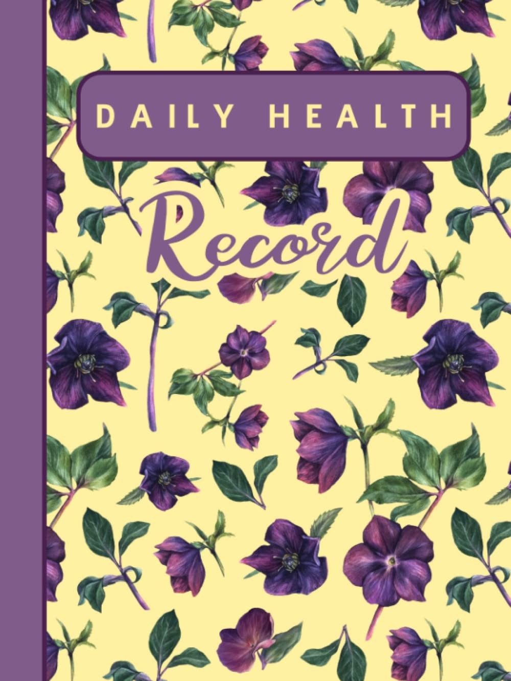 Daily Health Record: Logbook for blood pressure, pulse rate, diabetic glucose l
