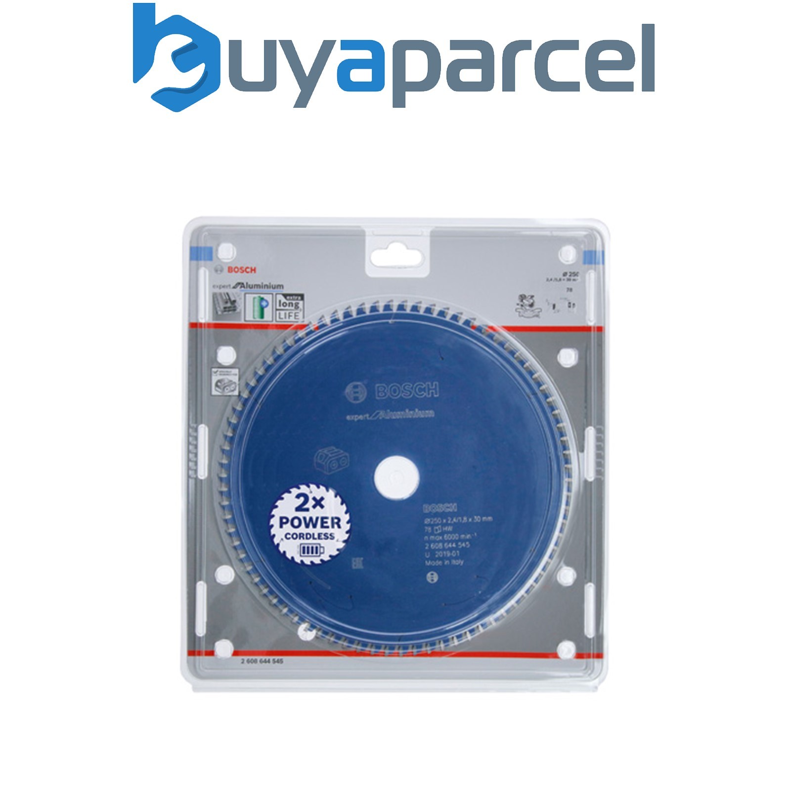 Bosch Expert for Aluminium Circular Saw Blade 250x2.4/1.8x30 T78 2608644545