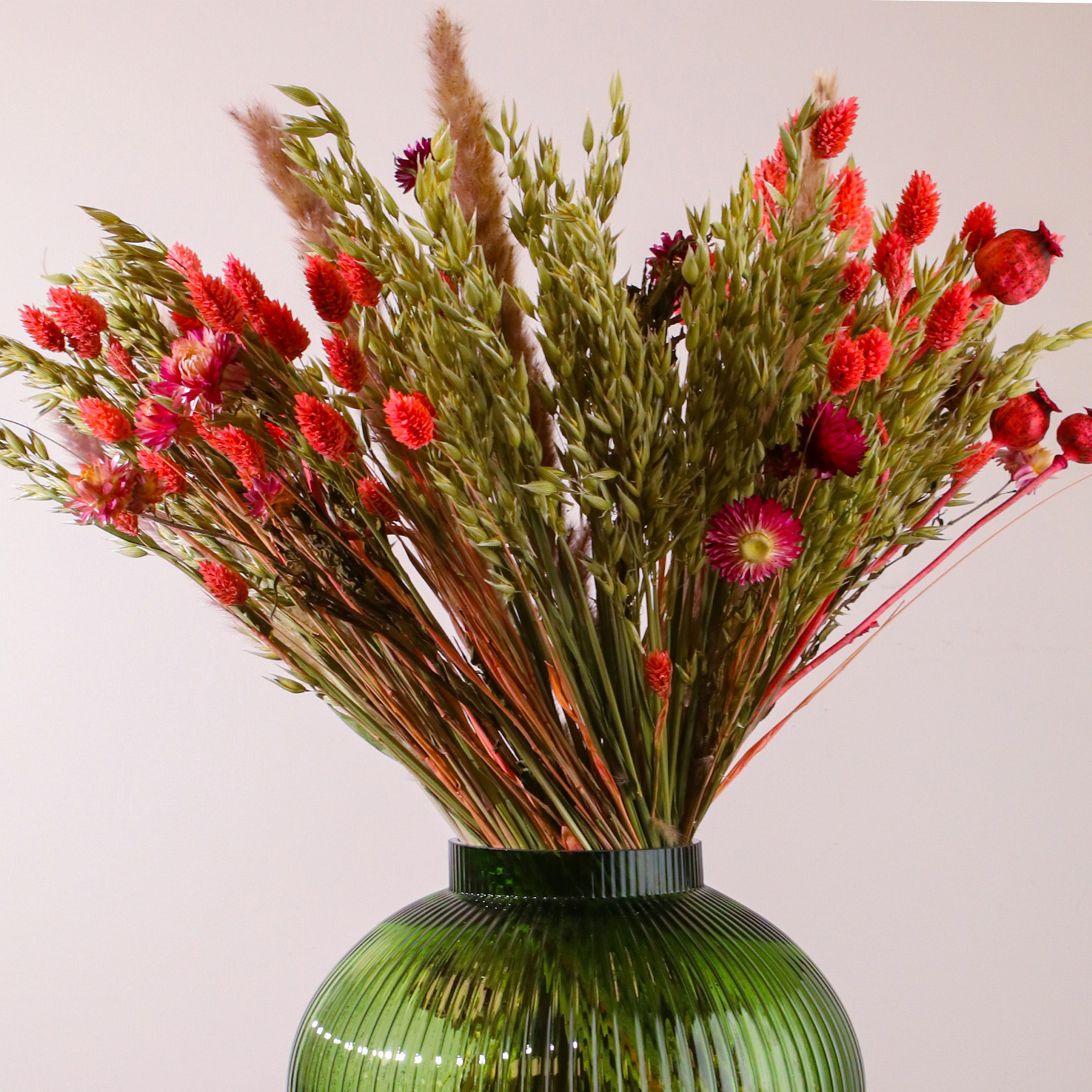 Zoey Dried Flower Bouquet Pink Real Dried Flowers Home Décor Living Room 55cm