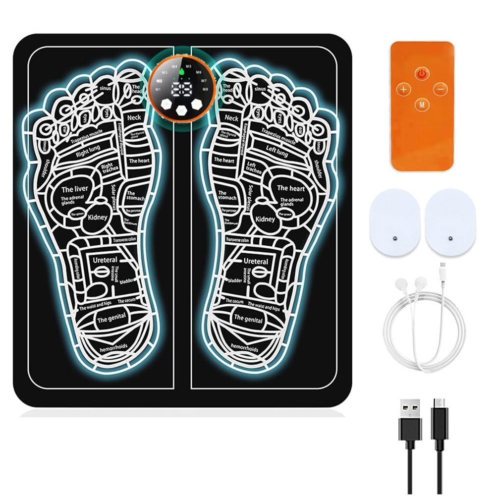 2X(EMS Foot Massager Foldable Feet&Calves Acupoint Massage Mat for Muscles3969