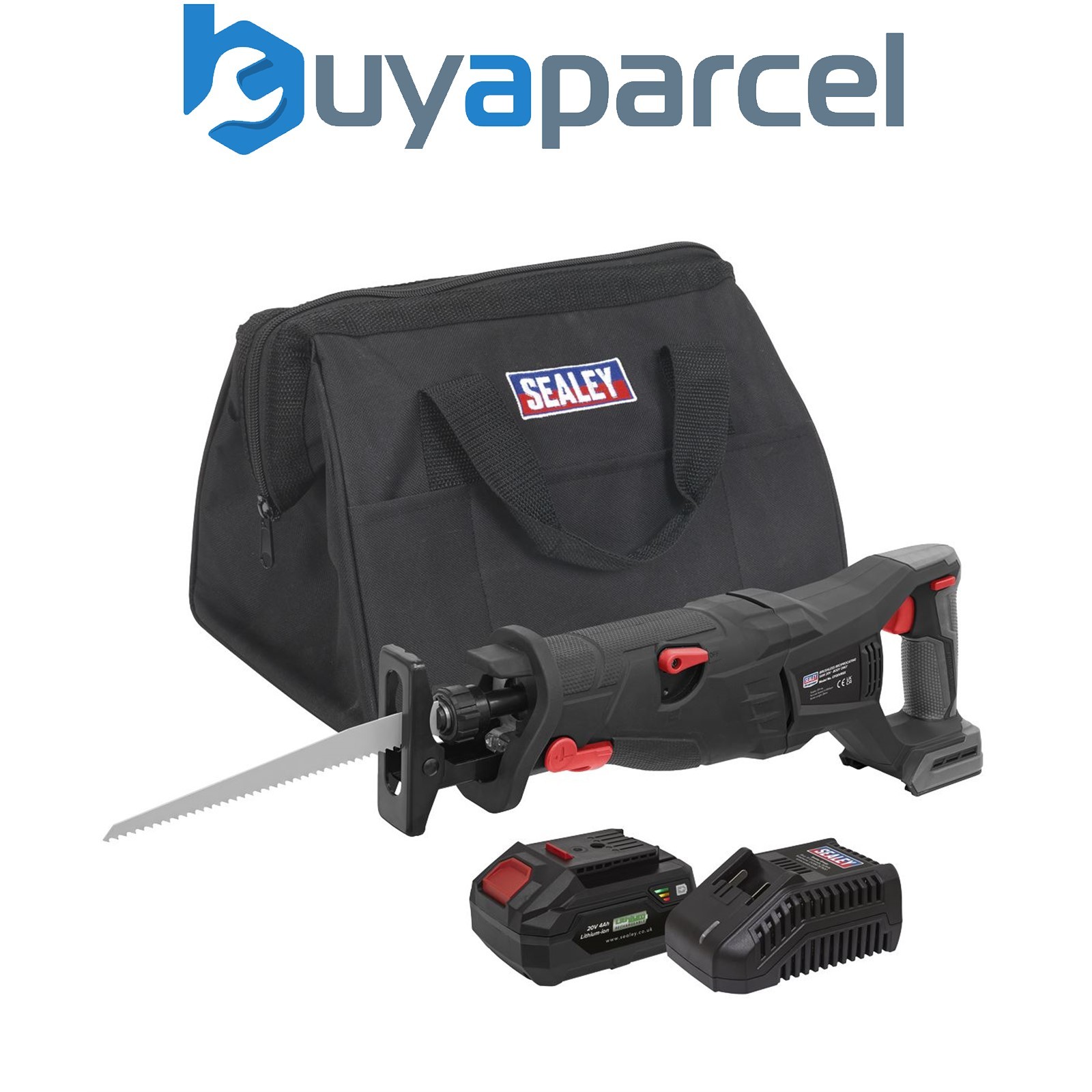 Sealey CP20VRSXKIT1 Premier SV20 Series Brushless Cordless Reciprocating Saw 20V