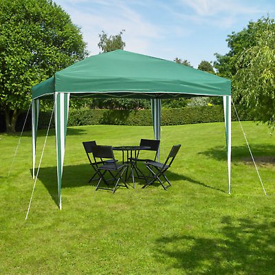 3m x 3m Gazebo Pop-up Waterproof Marquee Canopy Garden Shade Patio BBQ Portable