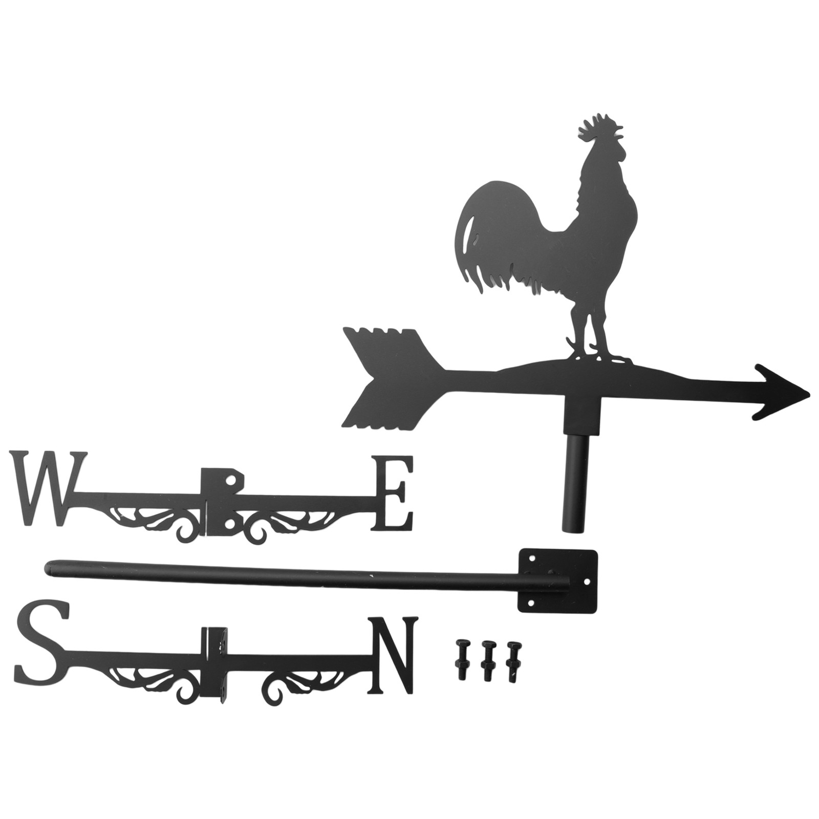 3X(Weathervane with Animal Chickens Garden Stake Weather Vane Wind9982