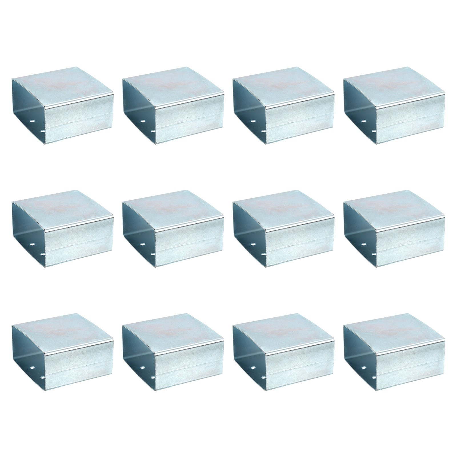 Square Pipe Fitting, Woodworking Base Kit for 2" x 4" Lumber (12 Pack)