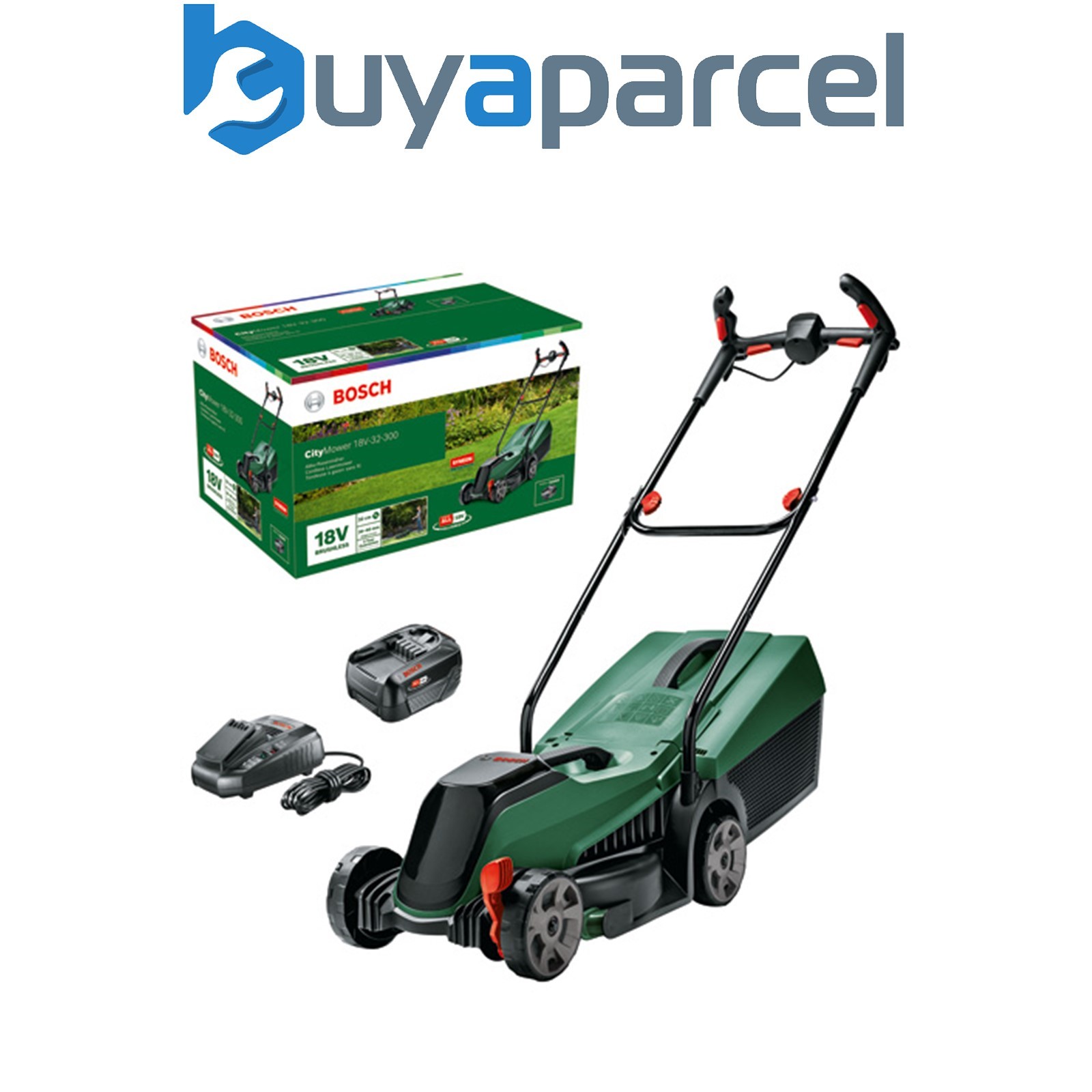 Bosch Cordless Lawnmower CityMower 18V-32-300 Carton box 06008B9A77