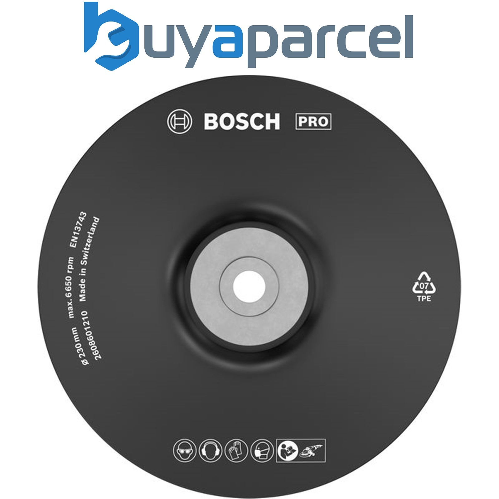 Bosch Function cutting/grinding PRO Backing Pad Soft 230mm M14 2608601210