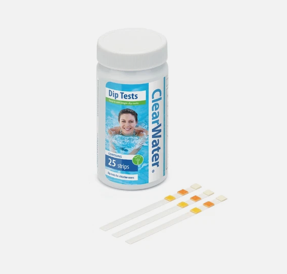 Clearwater 25 Test Strips for Hot Tubs and Pools