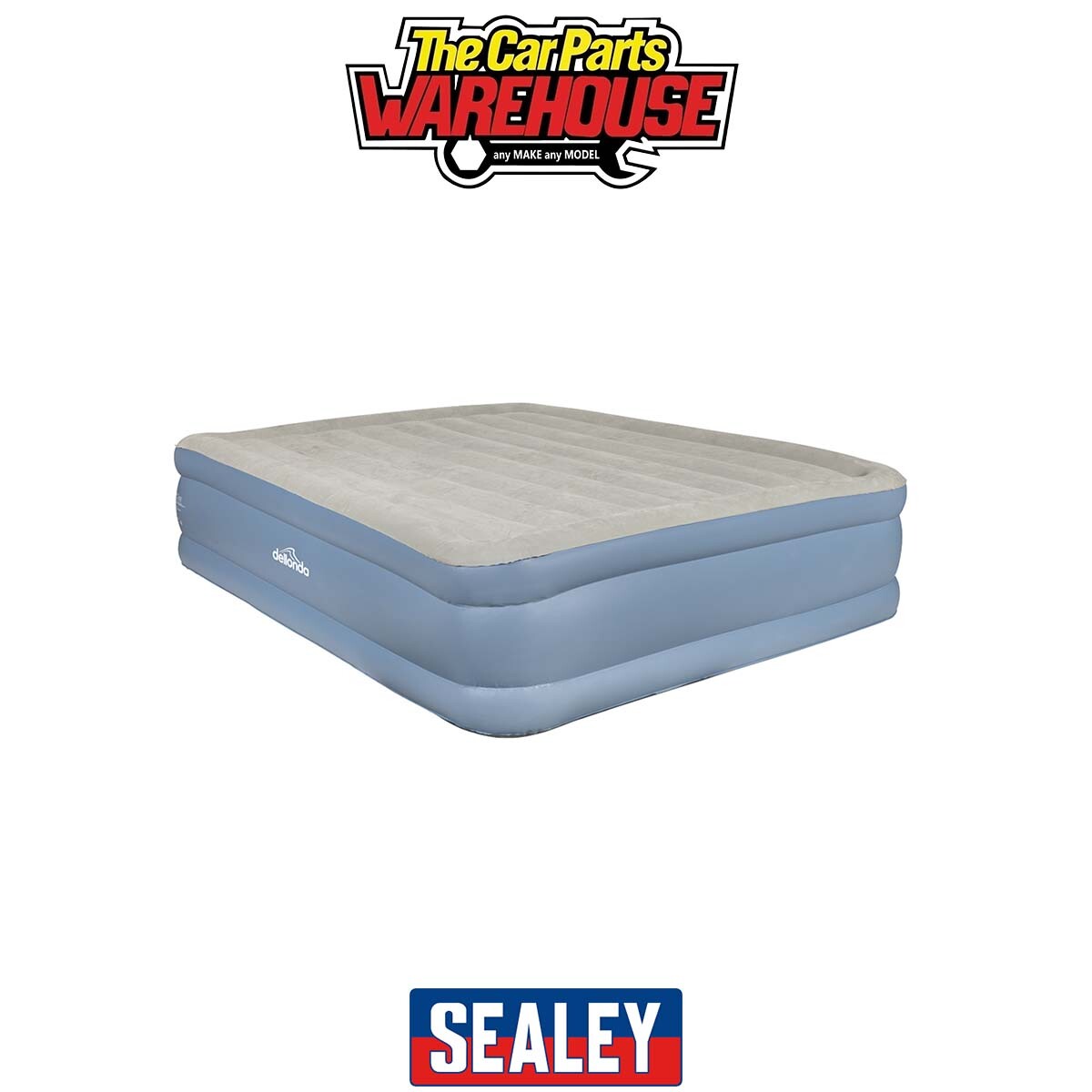 Sealey DL147 Dellonda Raised Air Bed with Built-in Electric Pump & Storag