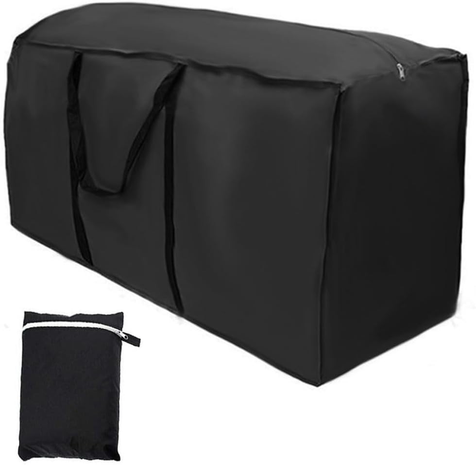 Outdoor Furniture Cushion Storage Bag, 210D Oxford Fabric Garden Cushion Storag