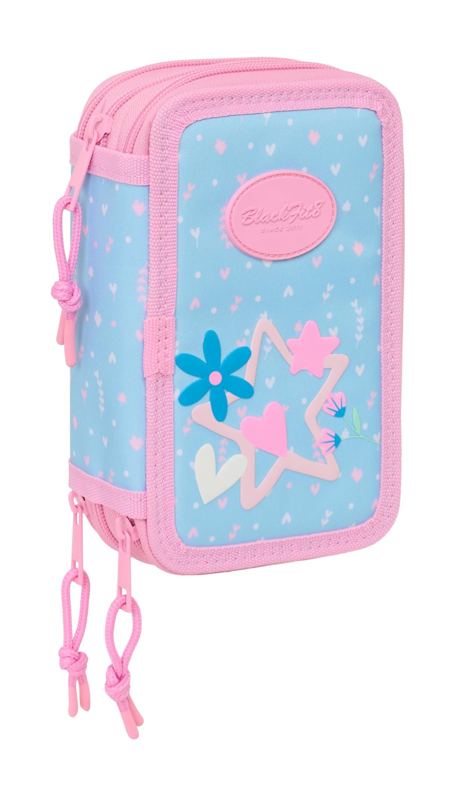 BLACKFIT8 SMILE – School Pencil Case with 37 Tools Included, Children's Pencil C