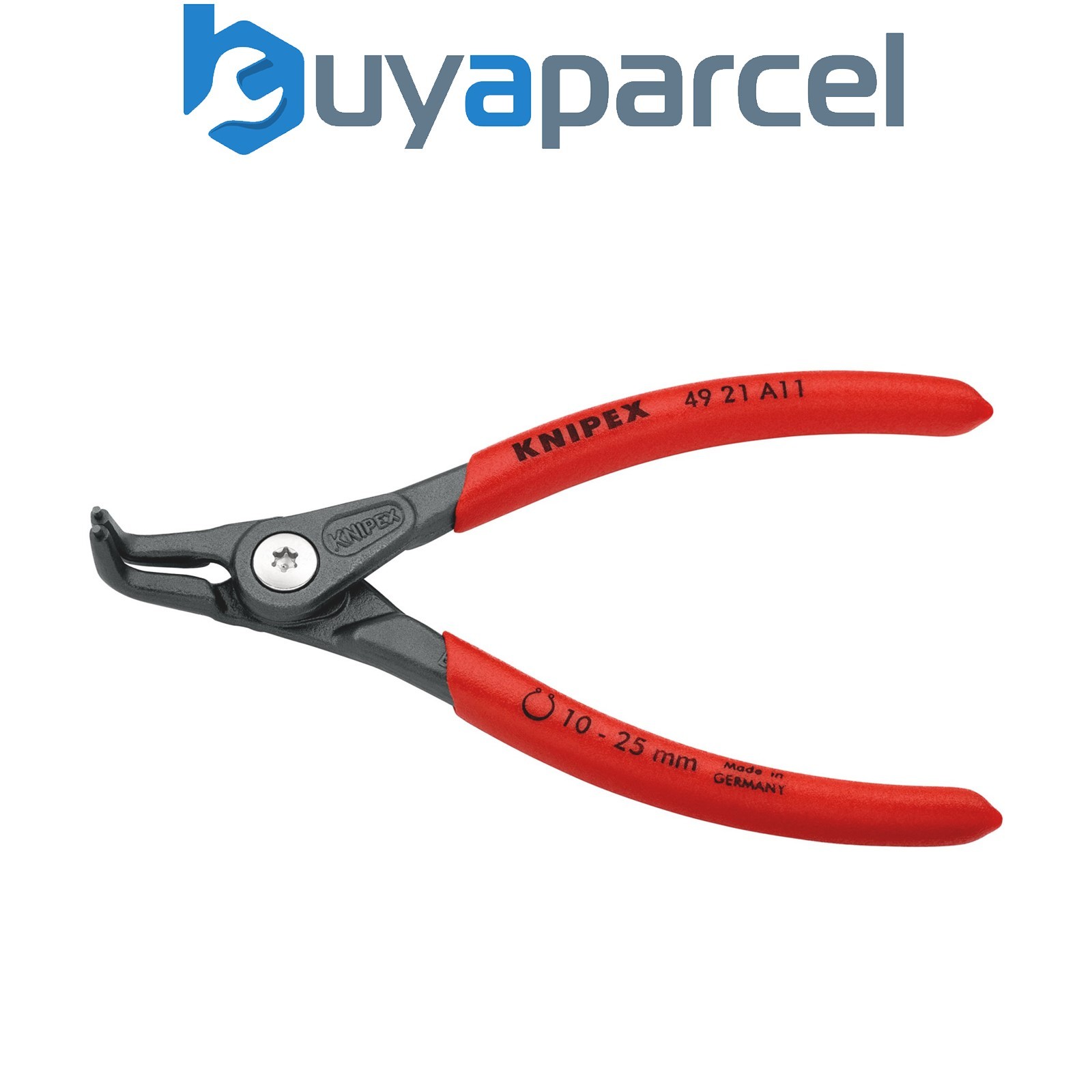 Draper 75094 KNIPEX 49 21 A11 SB Precision Circlip Pliers for external circlips