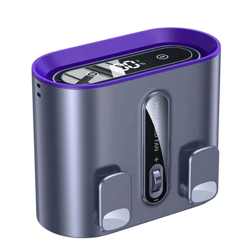 Portable Waist Clip Fan 6000mAh High-Speed Dual Duct Neck Desktop Electric1870