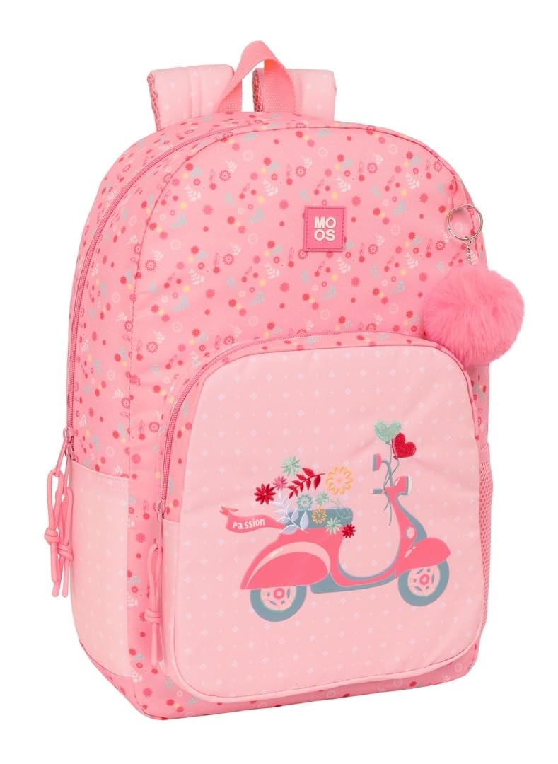 Safta MOOS Passion – School Backpack, Adaptable to Cart, Ideal for Children of D