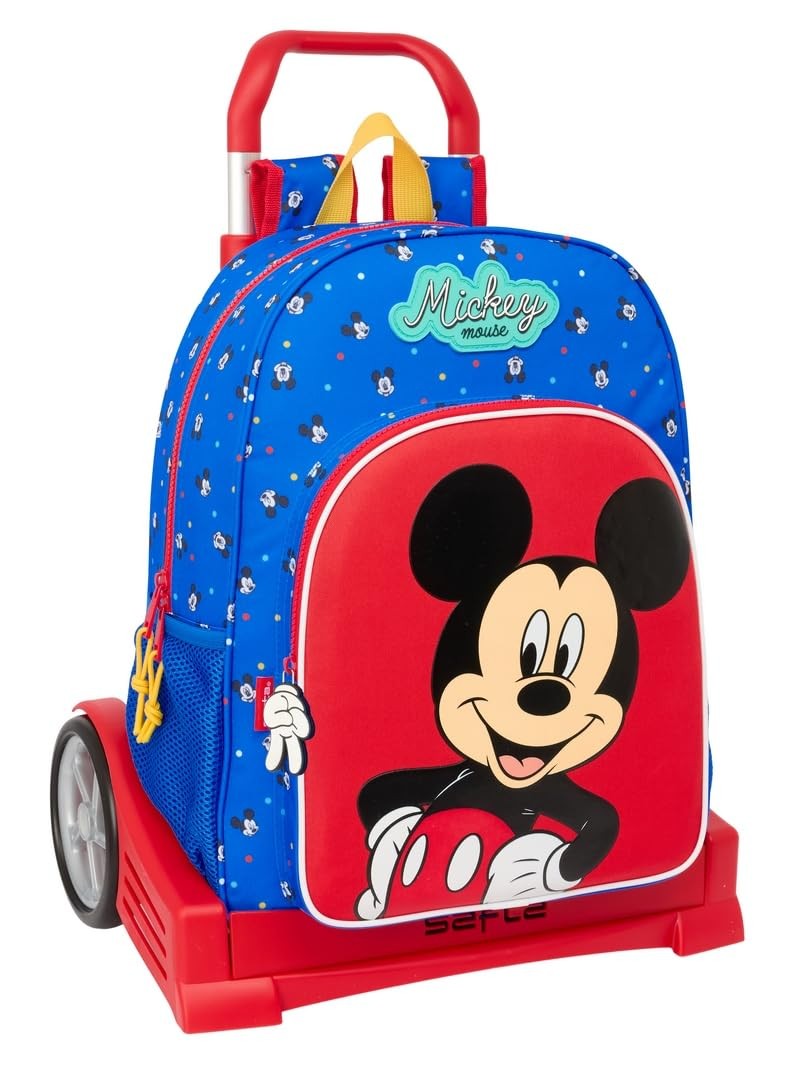 Safta MICKEY MOUSE GOOD DAY – School Backpack 180, Ergonomic Back, with Evolutio