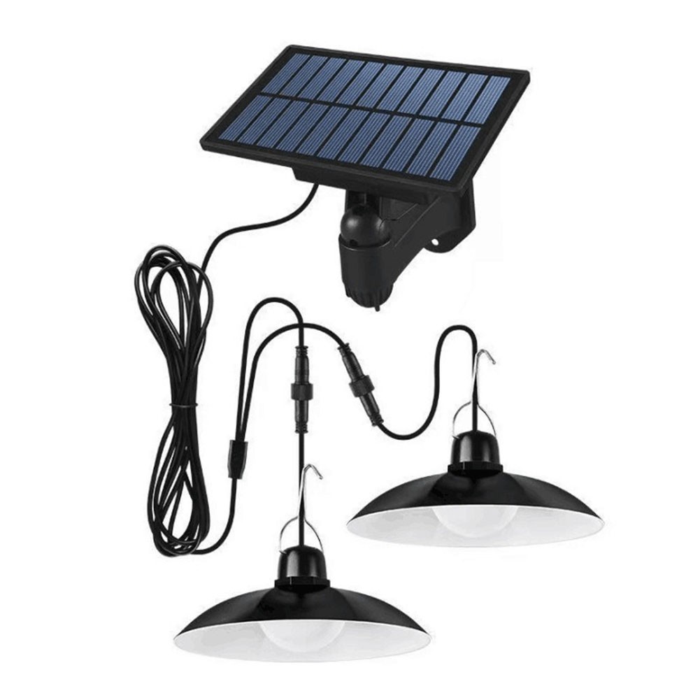 5X(Solar Pendant Light Outdoor LED Lamp -Head Chandelier Decorations for4628