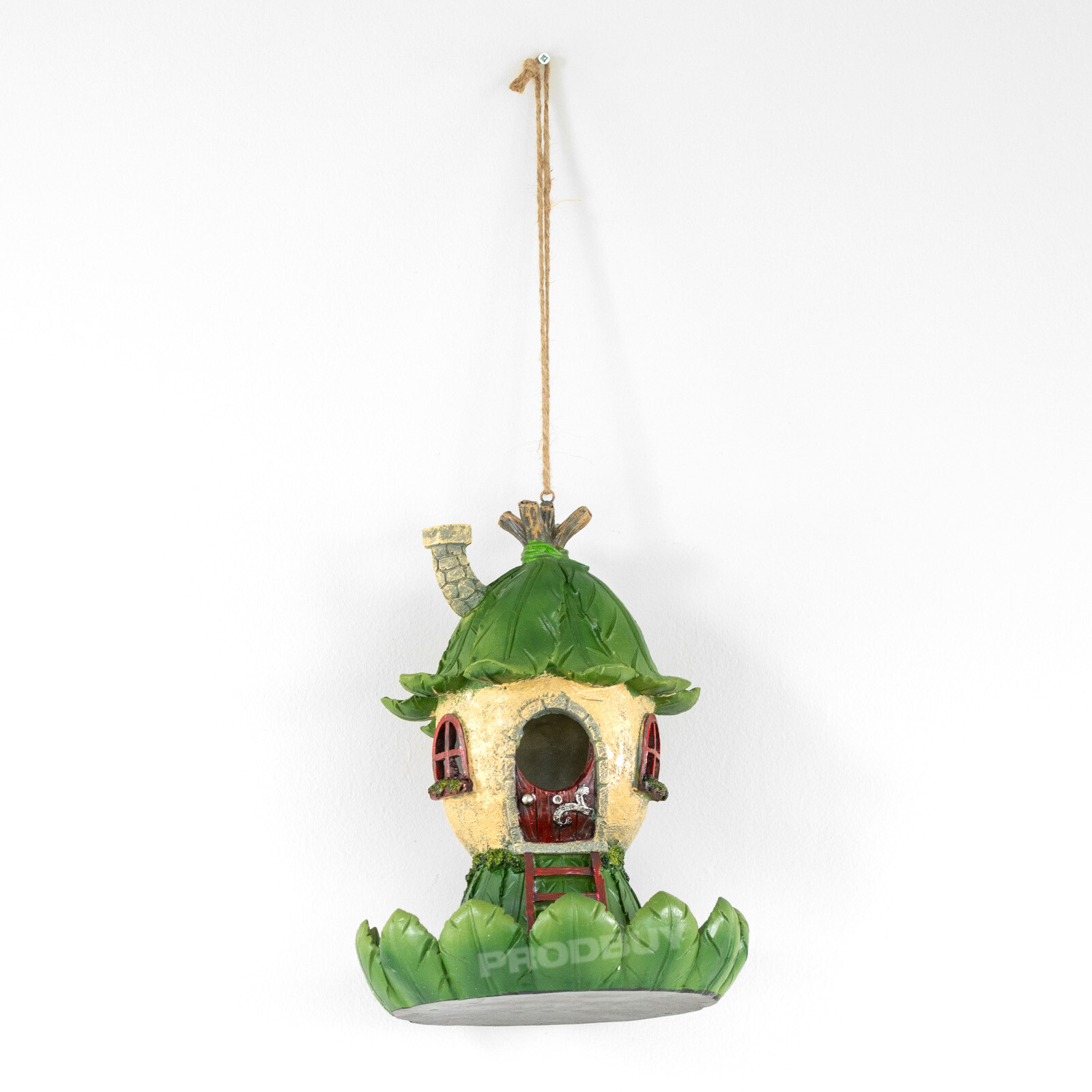 Hanging Magic Fairy Garden Bird House Feeder Garden Ornament Nesting Box Hotel