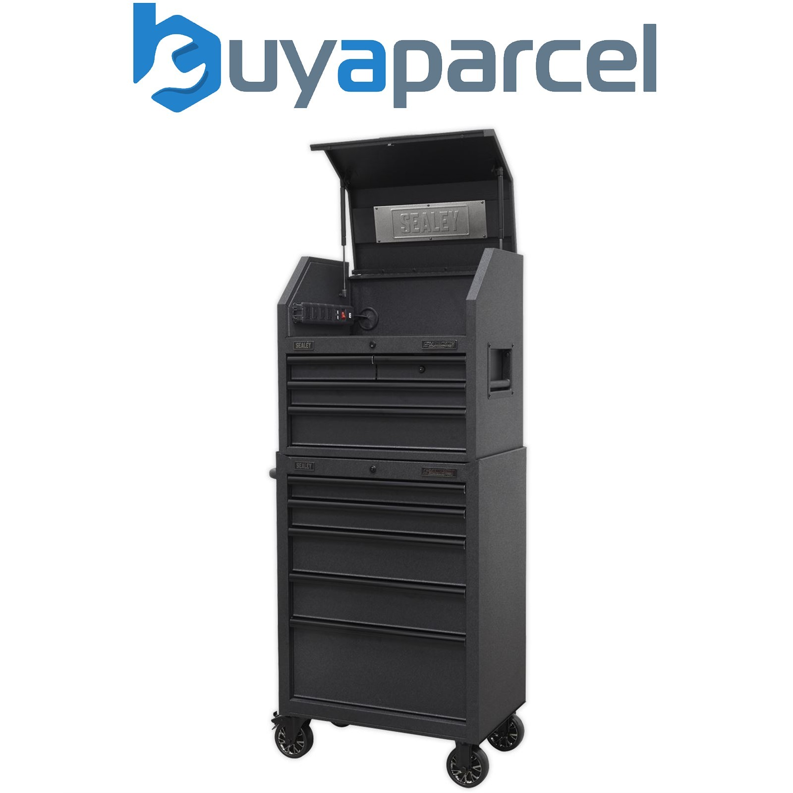 Sealey AP27BESTACK Superline PRO&reg; Black Edition Tool Chest Combination with