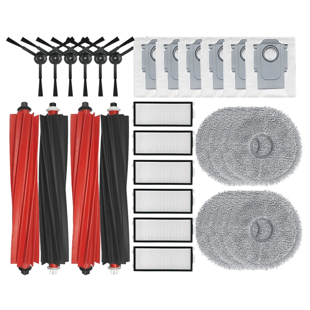 For V20 / P10s Pro Replacement Main Side Brush HEPA Mop Cloth1782