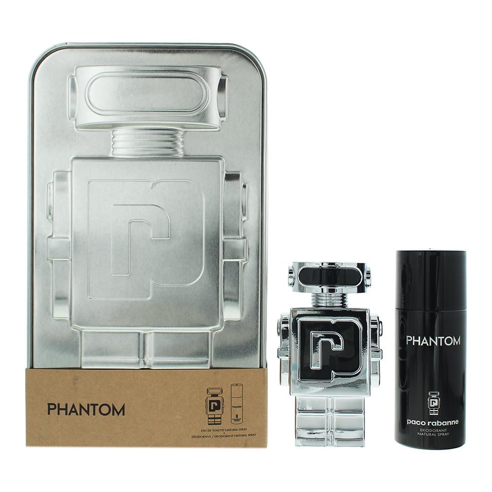 Paco Rabanne Phantom Eau de Toilette 100ml + Deodorant Spray Gift Set for Him