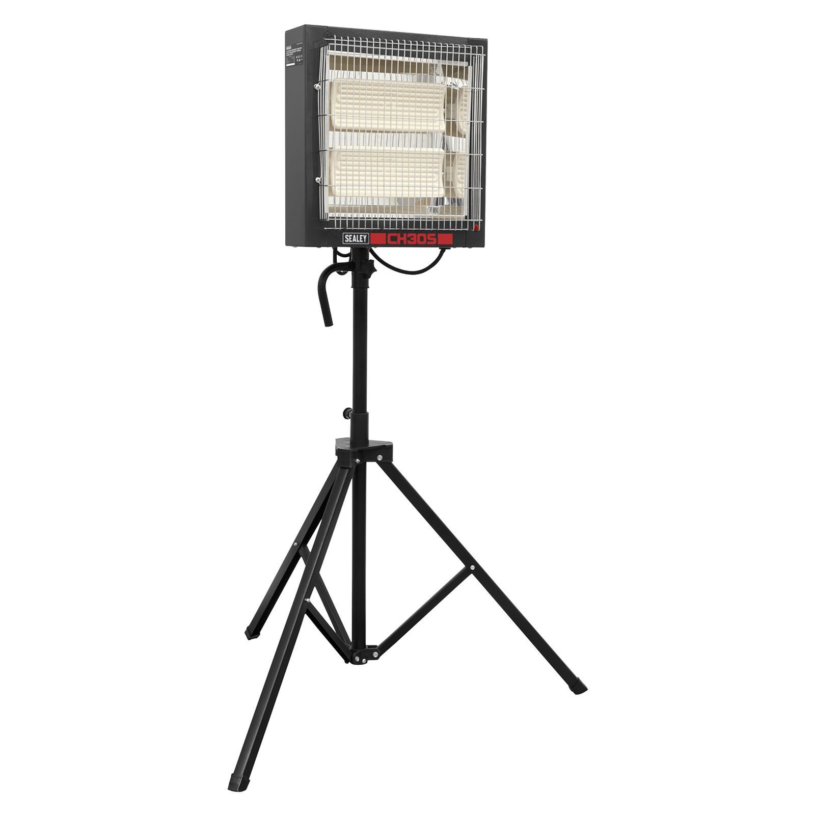 Sealey Ceramic Heater with Telescopic Tripod Stand 1.4/2.8kW 230V - CH30S