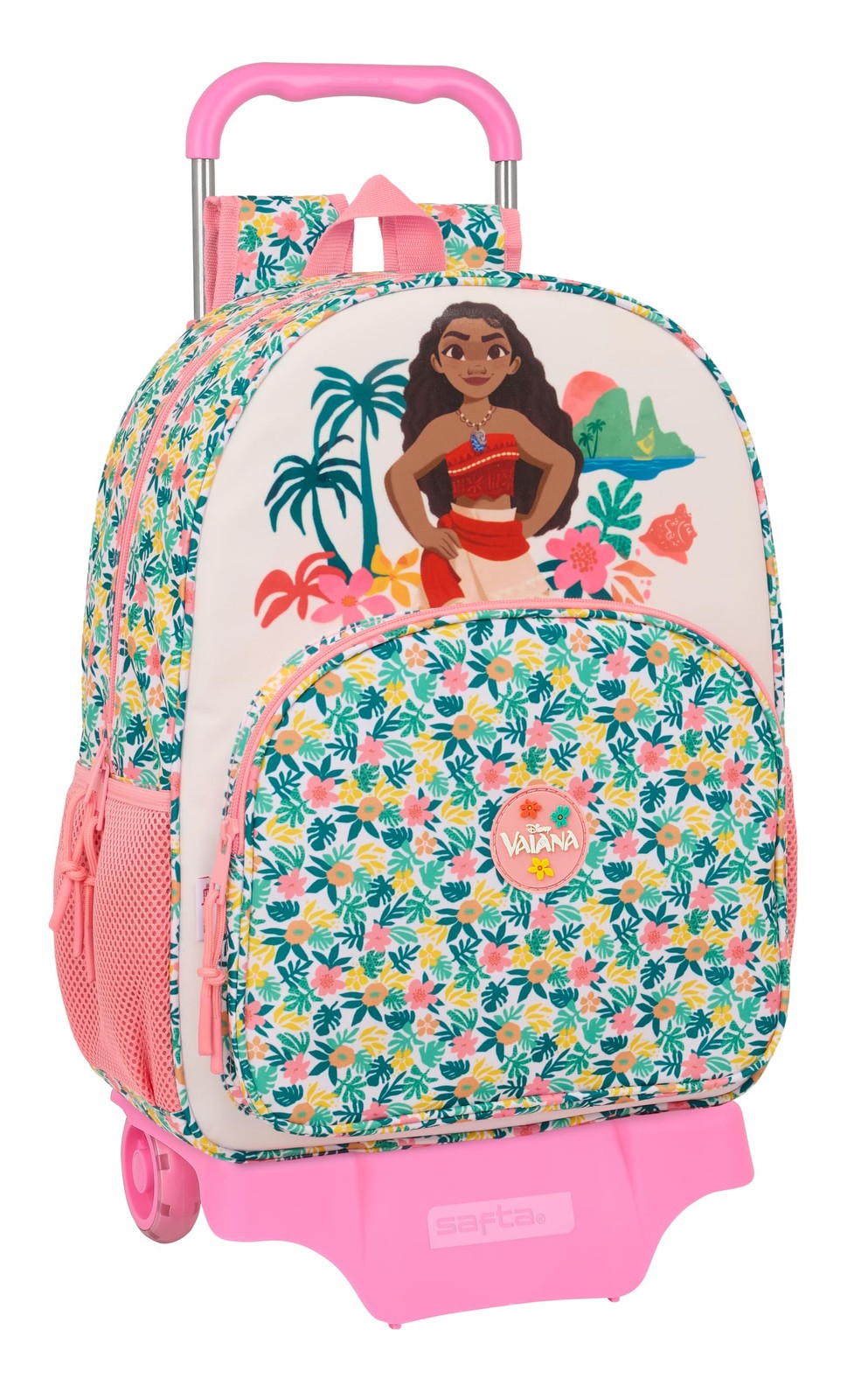 VAIANA – Large School Backpack with Trolley, Children's Backpack, Adaptable to T