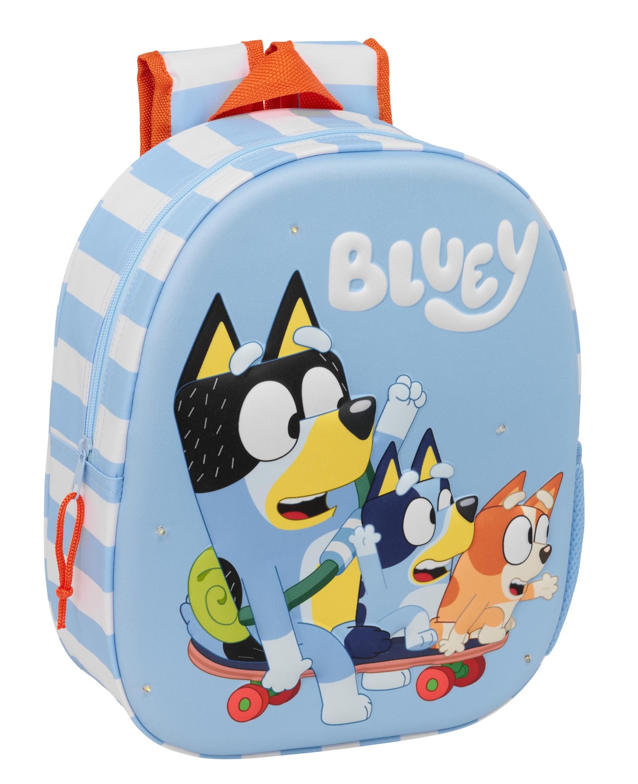 BLUEY School Backpack, 3D Design, Ideal for Children of Different Ages, Comforta